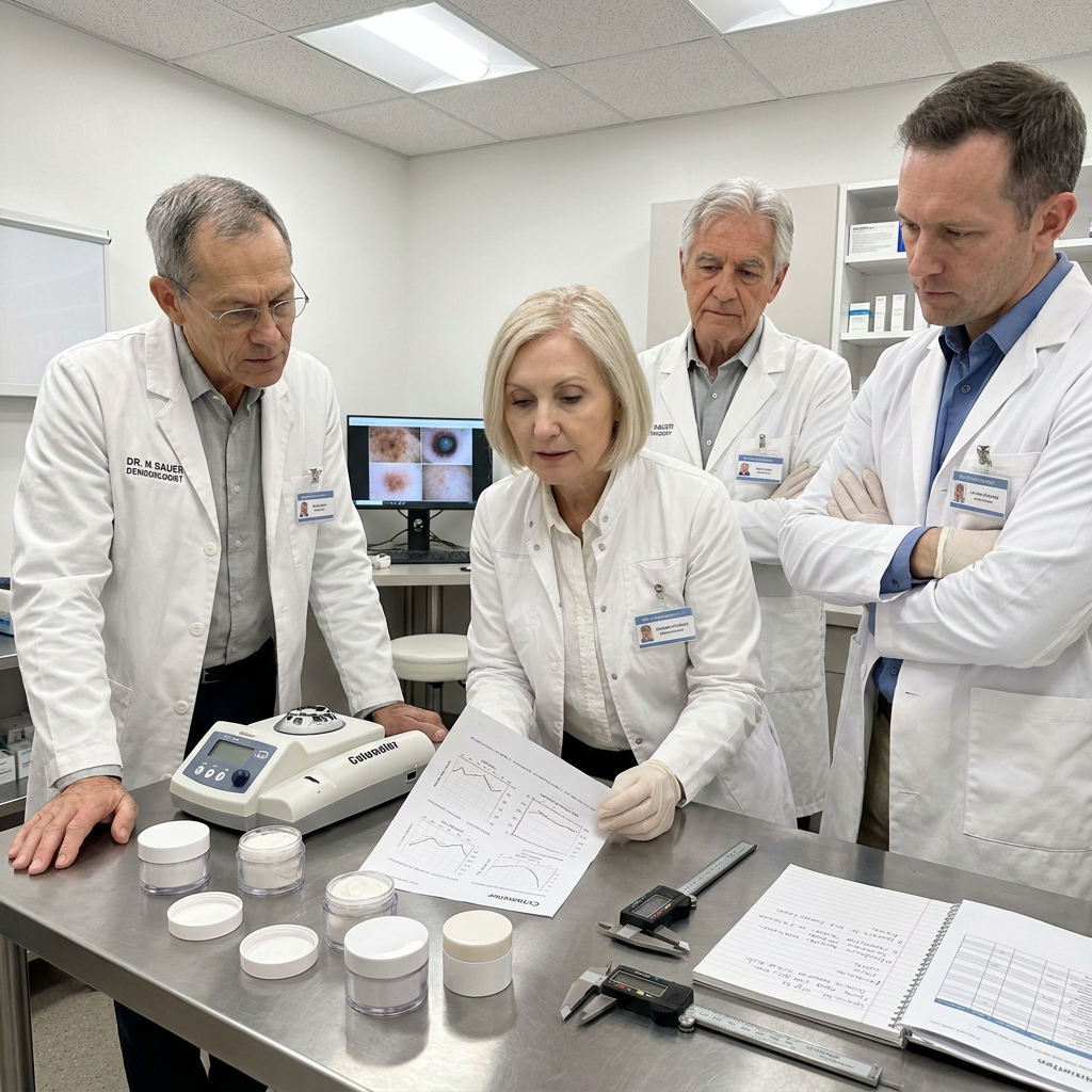 Dr. Sarah Elspeth Vane in her Beverly Hills dermatology clinic